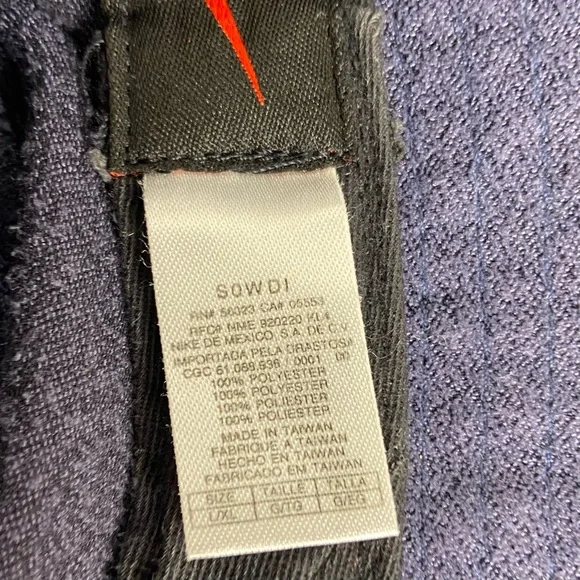 Vintage Y2K Nike Bucket Hat Navy Blue Center Swoosh L/XL - Picture 9 of 10